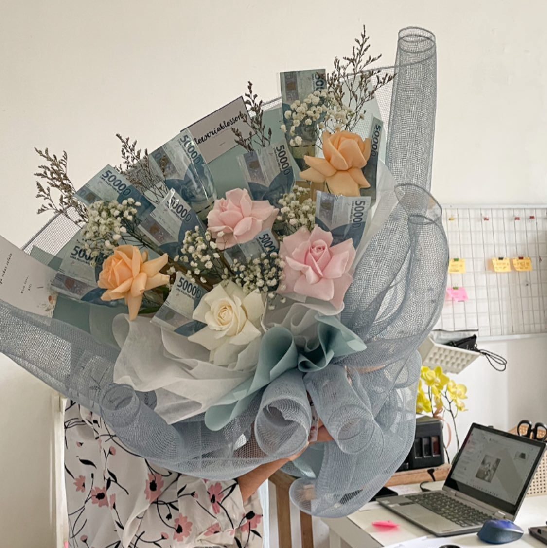 Money Bouquet (10 lembar) view 5