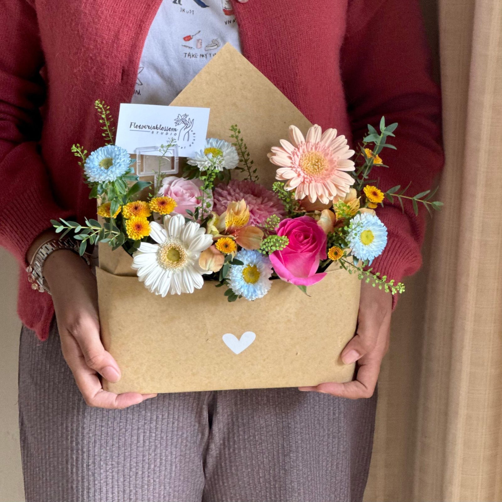 Envelove bouquet